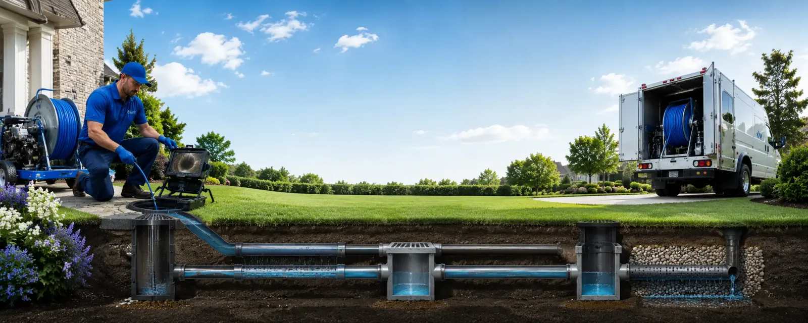 Outdoor drain cleaning information for Texhoma, OK